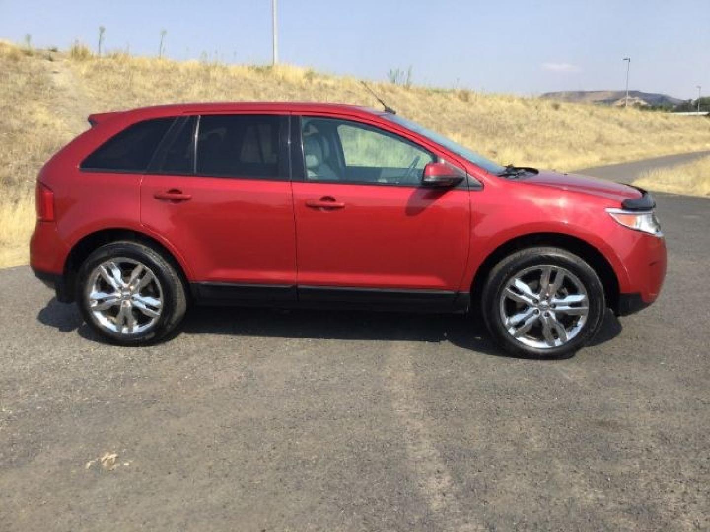 2012 Red Candy Metallic /Medium Light Stone Leather Interior Ford Edge SEL AWD (2FMDK4JC5CB) with an 3.5L V6 DOHC 24V engine, 6-Speed Automatic transmission, located at 1801 Main Street, Lewiston, 83501, (208) 743-9371, 46.417065, -117.004799- Photo#3