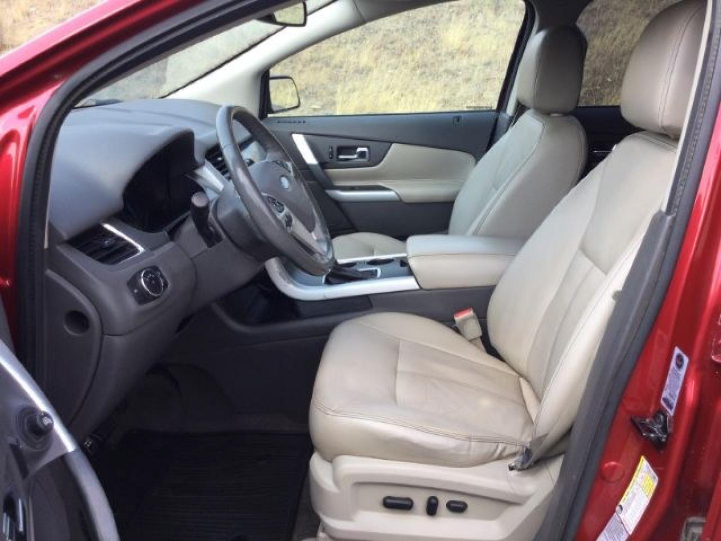 2012 Red Candy Metallic /Medium Light Stone Leather Interior Ford Edge SEL AWD (2FMDK4JC5CB) with an 3.5L V6 DOHC 24V engine, 6-Speed Automatic transmission, located at 1801 Main Street, Lewiston, 83501, (208) 743-9371, 46.417065, -117.004799- Photo#5