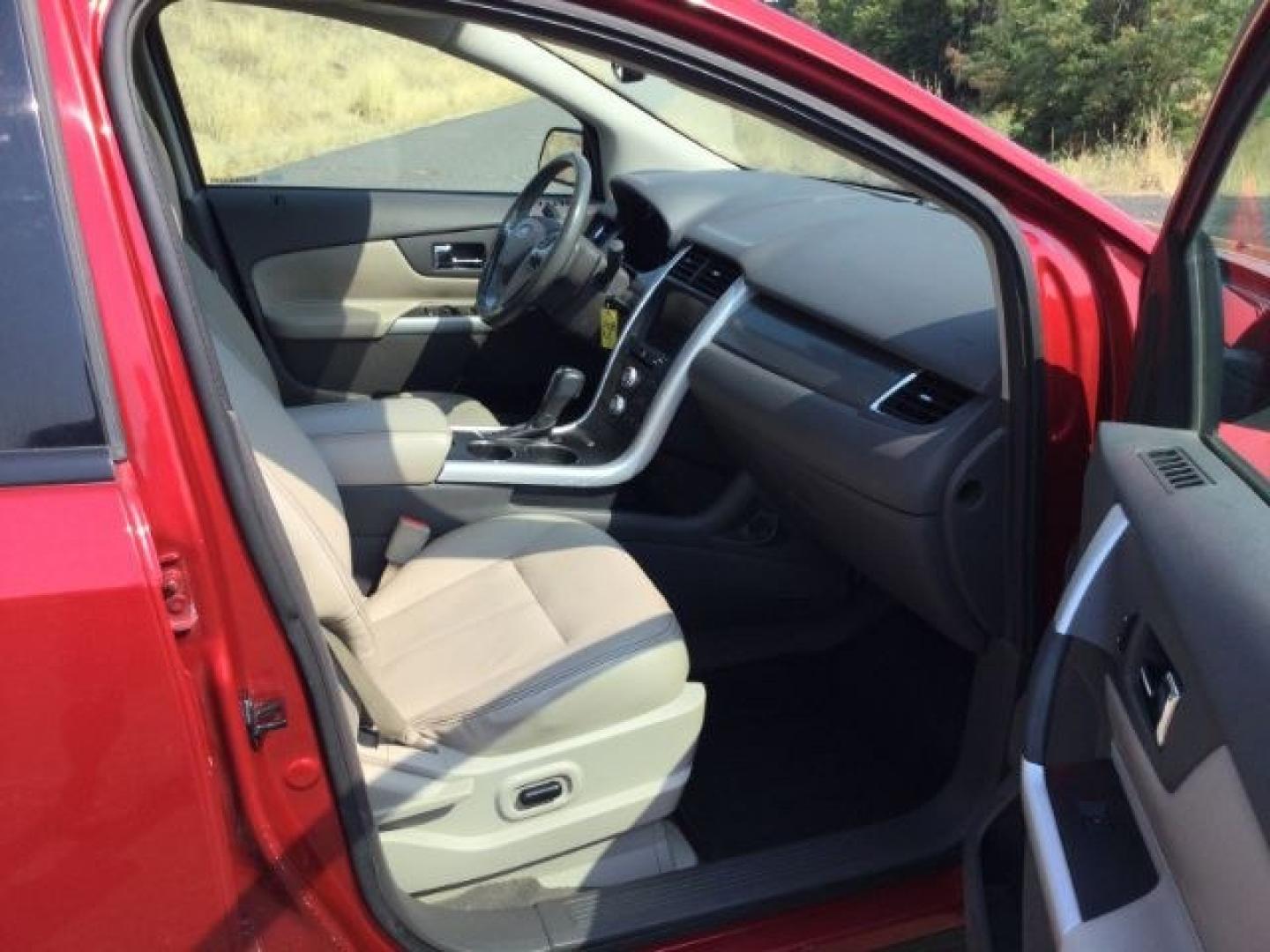 2012 Red Candy Metallic /Medium Light Stone Leather Interior Ford Edge SEL AWD (2FMDK4JC5CB) with an 3.5L V6 DOHC 24V engine, 6-Speed Automatic transmission, located at 1801 Main Street, Lewiston, 83501, (208) 743-9371, 46.417065, -117.004799- Photo#17
