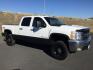 2008 Summit White /Ebony Cloth Interior Chevrolet Silverado 2500HD LT2 Crew Cab Std. Box 4WD (1GCHK23608F) with an 6.6L V8 OHV 32V TURBO DIESEL engine, 6-Speed Automatic transmission, located at 1801 Main Street, Lewiston, 83501, (208) 743-9371, 46.417065, -117.004799 - Photo#5