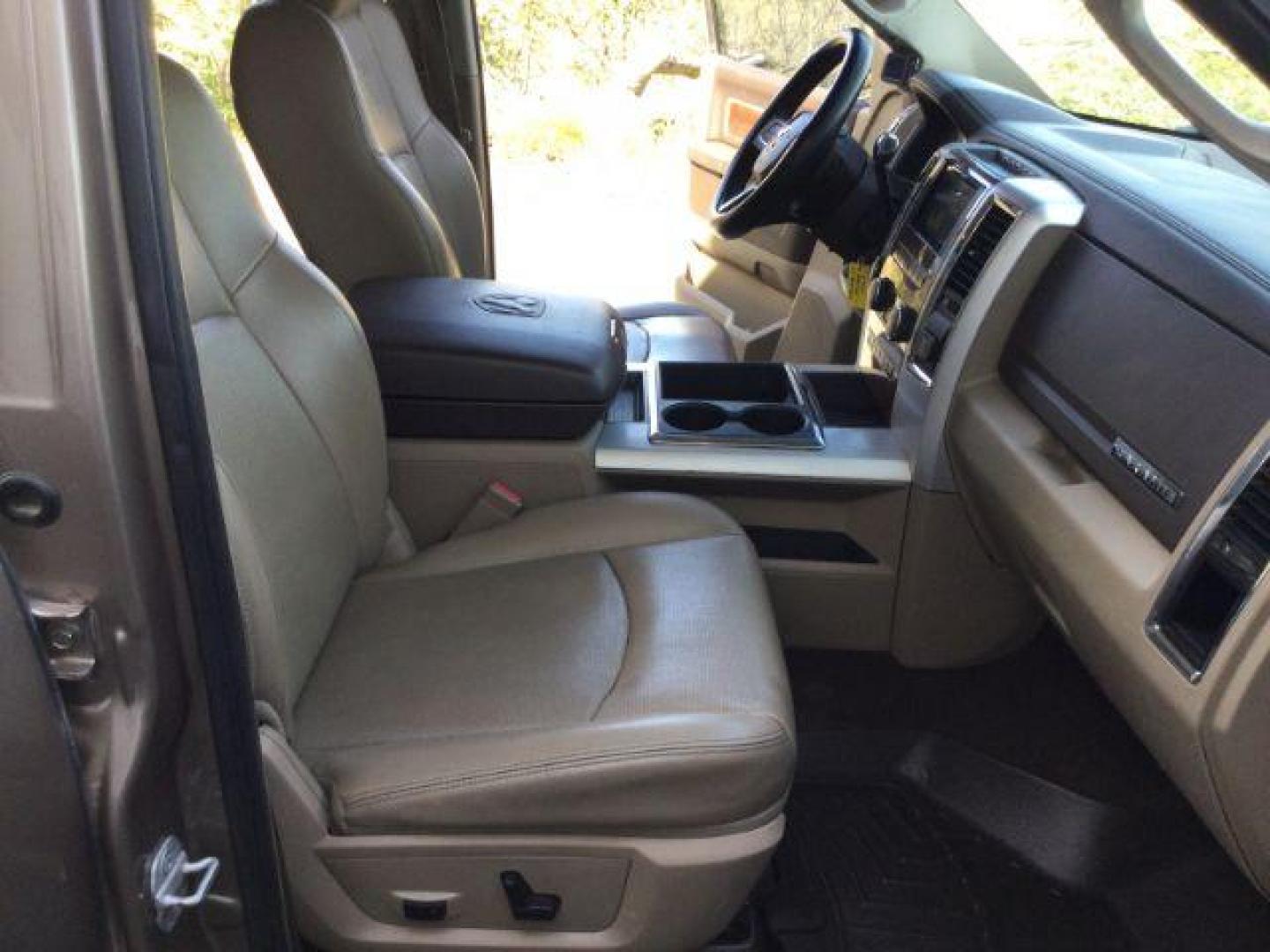 2010 Austin Tan Pearl/Light Graystone Pearl /Light Pebble Beige/Bark Brown Leather Interior RAM 2500 Laramie Crew Cab SWB 4WD (3D7UT2CL7AG) with an 6.7L L6 OHV 24V TURBO DIESEL engine, 6-SPEED AUTOMATIC transmission, located at 1801 Main Street, Lewiston, 83501, (208) 743-9371, 46.417065, -117.004799 - Photo#13