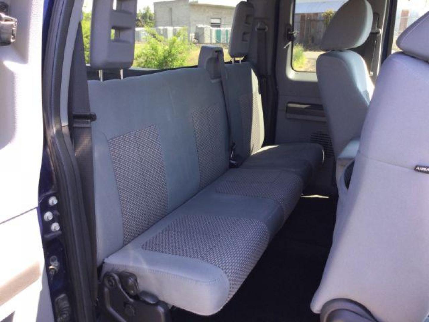 2011 Dark Blue Pearl /Steel Cloth Interior Ford F-350 SD XLT SuperCab 4WD (1FT8X3BT0BE) with an 6.7L V8 OHV 16V DIESEL engine, 6-Speed Automatic transmission, located at 1801 Main Street, Lewiston, 83501, (208) 743-9371, 46.417065, -117.004799 - Photo#9