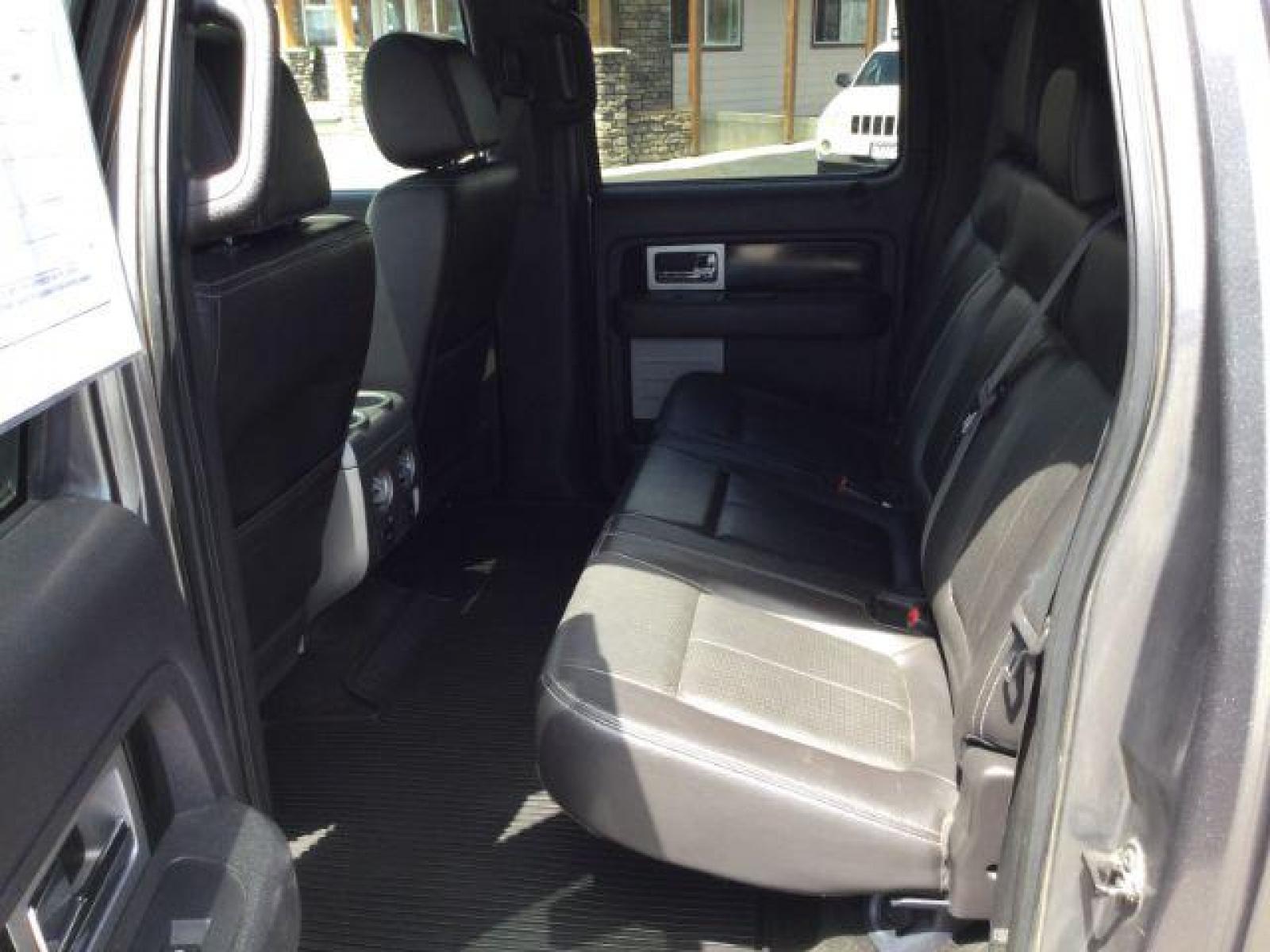 2012 Sterling Gray Metallic /Black Leather Interior Ford F-150 FX4 SuperCrew 6.5-ft. Bed 4WD (1FTFW1ET8CF) with an 3.5L V6 TURBO engine, 6-Speed Automatic transmission, located at 1801 Main Street, Lewiston, 83501, (208) 743-9371, 46.417065, -117.004799 - Photo #13