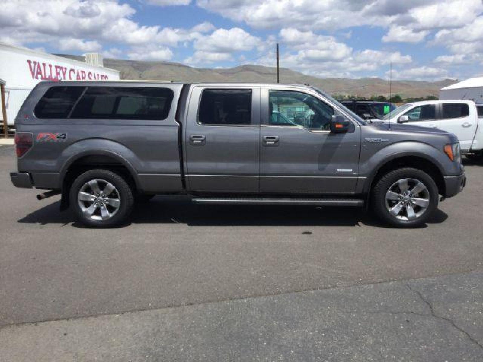 2012 Sterling Gray Metallic /Black Leather Interior Ford F-150 FX4 SuperCrew 6.5-ft. Bed 4WD (1FTFW1ET8CF) with an 3.5L V6 TURBO engine, 6-Speed Automatic transmission, located at 1801 Main Street, Lewiston, 83501, (208) 743-9371, 46.417065, -117.004799 - Photo #18