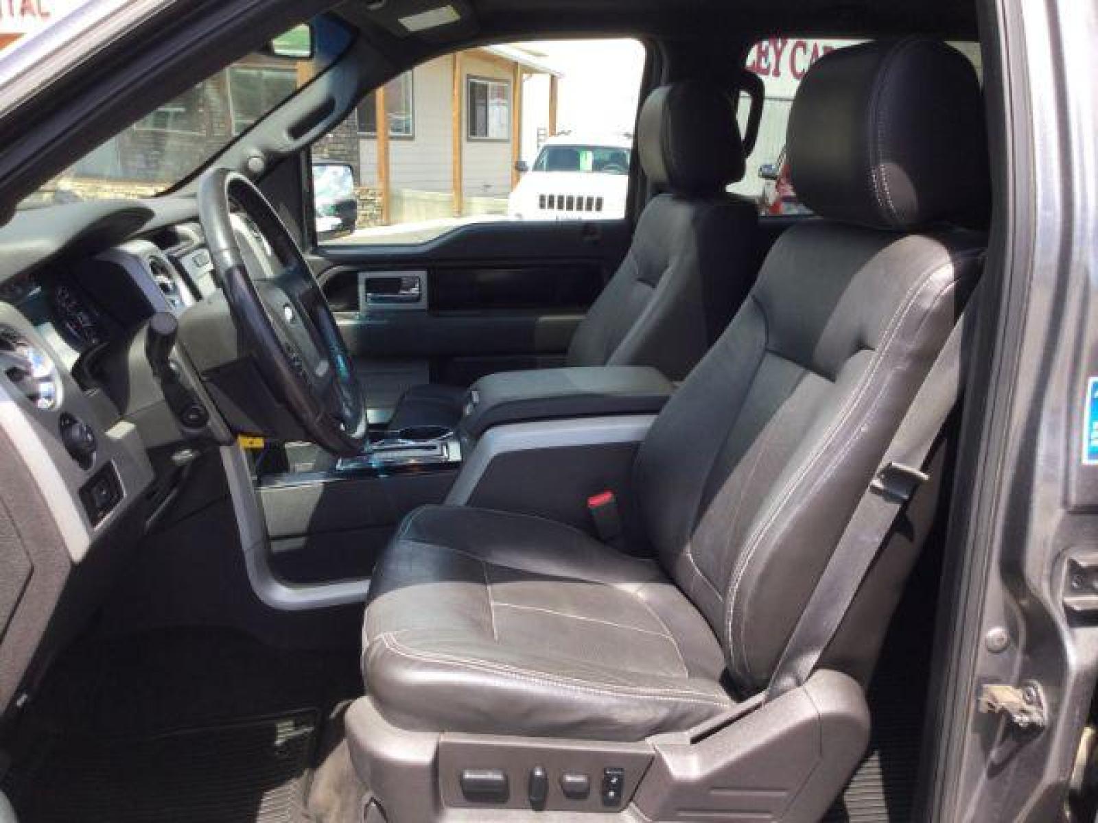 2012 Sterling Gray Metallic /Black Leather Interior Ford F-150 FX4 SuperCrew 6.5-ft. Bed 4WD (1FTFW1ET8CF) with an 3.5L V6 TURBO engine, 6-Speed Automatic transmission, located at 1801 Main Street, Lewiston, 83501, (208) 743-9371, 46.417065, -117.004799 - Photo #4