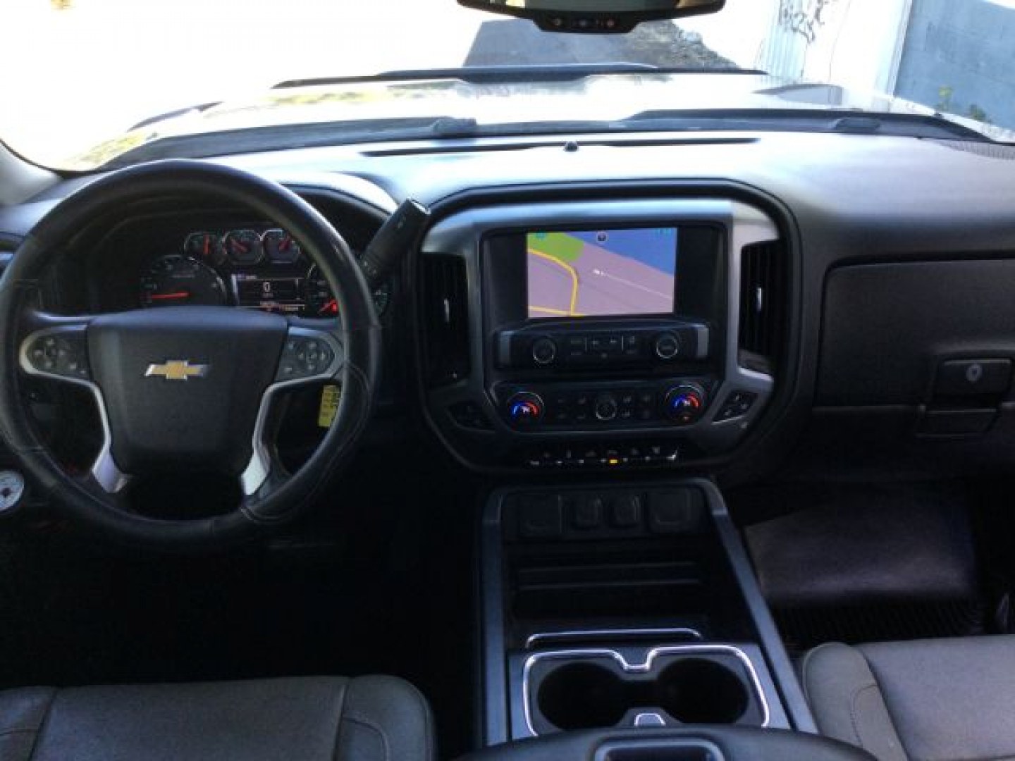 2015 Tungsten Metallic /Jet Black/Dark Ash Chevrolet Silverado 3500HD LTZ Crew Cab 4WD (1GC4K0C80FF) with an 6.6L V8 OHV 32V TURBO DIESEL engine, 6-Speed Automatic transmission, located at 1801 Main Street, Lewiston, 83501, (208) 743-9371, 46.417065, -117.004799- Photo#14