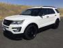 2016 White Platinum Metallic Tri-coat /Ebony Black w/Red Accent Stitching, premium leathe Ford Explorer Sport 4WD (1FM5K8GT1GG) with an 3.5L V6 DOHC 24V engine, 6-Speed Automatic transmission, located at 1801 Main Street, Lewiston, 83501, (208) 743-9371, 46.417065, -117.004799- Photo#1