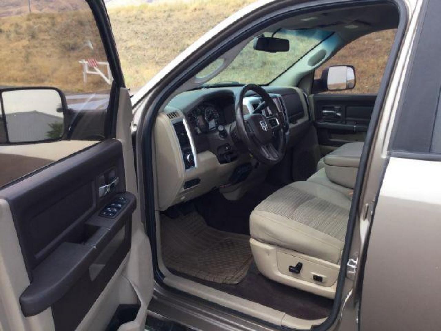 2010 Austin Tan Pearl /Light Pebble Beige/Bark Brown Cloth Interior RAM 2500 SLT Crew Cab SWB 4WD (3D7TT2CT2AG) with an 5.7L V8 OHV 16V engine, 5-Speed Automatic transmission, located at 1801 Main Street, Lewiston, 83501, (208) 743-9371, 46.417065, -117.004799 - Photo#4