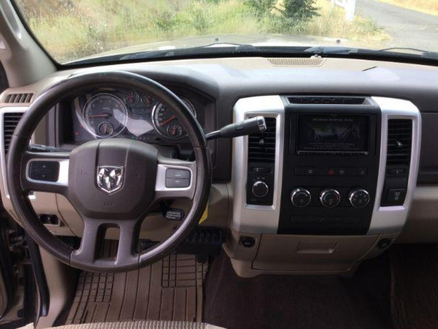 2010 Austin Tan Pearl /Light Pebble Beige/Bark Brown Cloth Interior RAM 2500 SLT Crew Cab SWB 4WD (3D7TT2CT2AG) with an 5.7L V8 OHV 16V engine, 5-Speed Automatic transmission, located at 1801 Main Street, Lewiston, 83501, (208) 743-9371, 46.417065, -117.004799 - Photo#7