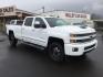 2018 Summit White /Jet Black, leather Chevrolet Silverado 3500HD LTZ Crew Cab Long Box 4WD (1GC4K0EY2JF) with an 6.6L V8 OHV 32V TURBO DIESEL engine, 6-Speed Automatic transmission, located at 1801 Main Street, Lewiston, 83501, (208) 743-9371, 46.417065, -117.004799 - Photo #4