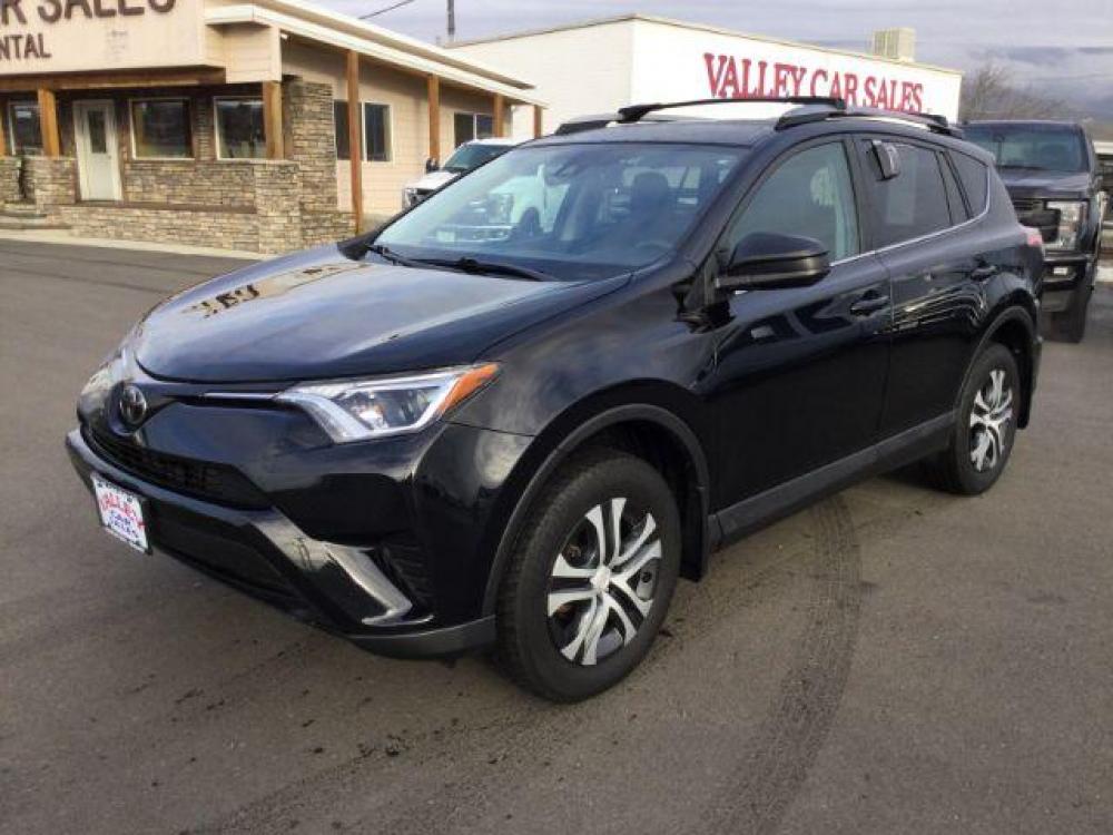 2017 Black /Black, cloth Toyota RAV4 LE AWD (2T3BFREVXHW) with an 2.5L L4 DOHC 16V engine, 6-Speed Automatic transmission, located at 1801 Main Street, Lewiston, 83501, (208) 743-9371, 46.417065, -117.004799 - Photo #0