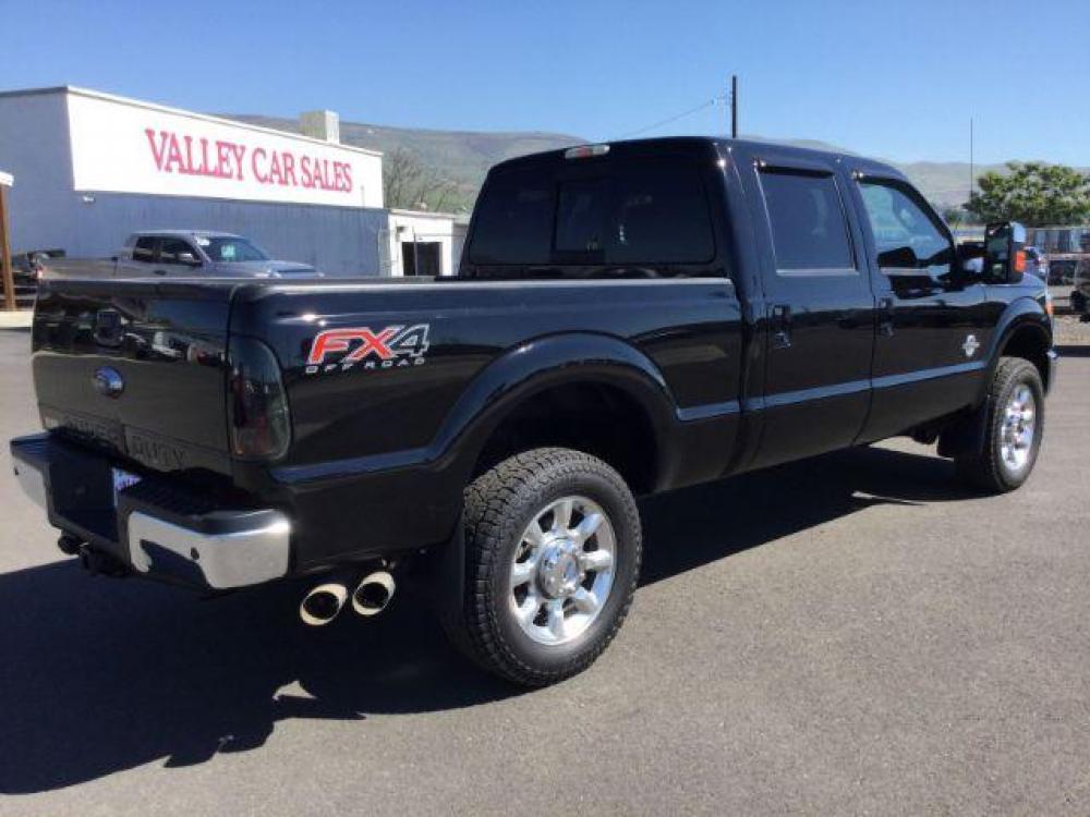 2016 BLACK /BLACK LEATHER Ford F-350 SD Lariat Crew Cab 4WD (1FT8W3BTXGE) with an 6.7L V8 OHV 16V DIESEL engine, 6-Speed Automatic transmission, located at 1801 Main Street, Lewiston, 83501, (208) 743-9371, 46.417065, -117.004799 - Photo #15