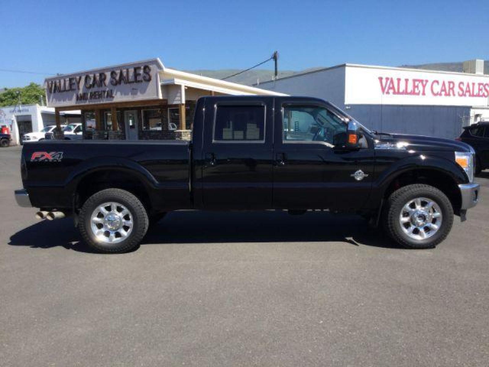 2016 BLACK /BLACK LEATHER Ford F-350 SD Lariat Crew Cab 4WD (1FT8W3BTXGE) with an 6.7L V8 OHV 16V DIESEL engine, 6-Speed Automatic transmission, located at 1801 Main Street, Lewiston, 83501, (208) 743-9371, 46.417065, -117.004799 - Photo #16