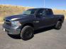 2017 Granite Crystal Metallic Clear Coat /Black/Diesel Gray, cloth RAM 1500 Tradesman Crew Cab LWB 4WD (1C6RR7ST9HS) with an 5.7L V8 OHV 16V engine, 8-Speed Automatic transmission, located at 1801 Main Street, Lewiston, 83501, (208) 743-9371, 46.417065, -117.004799 - Photo#1