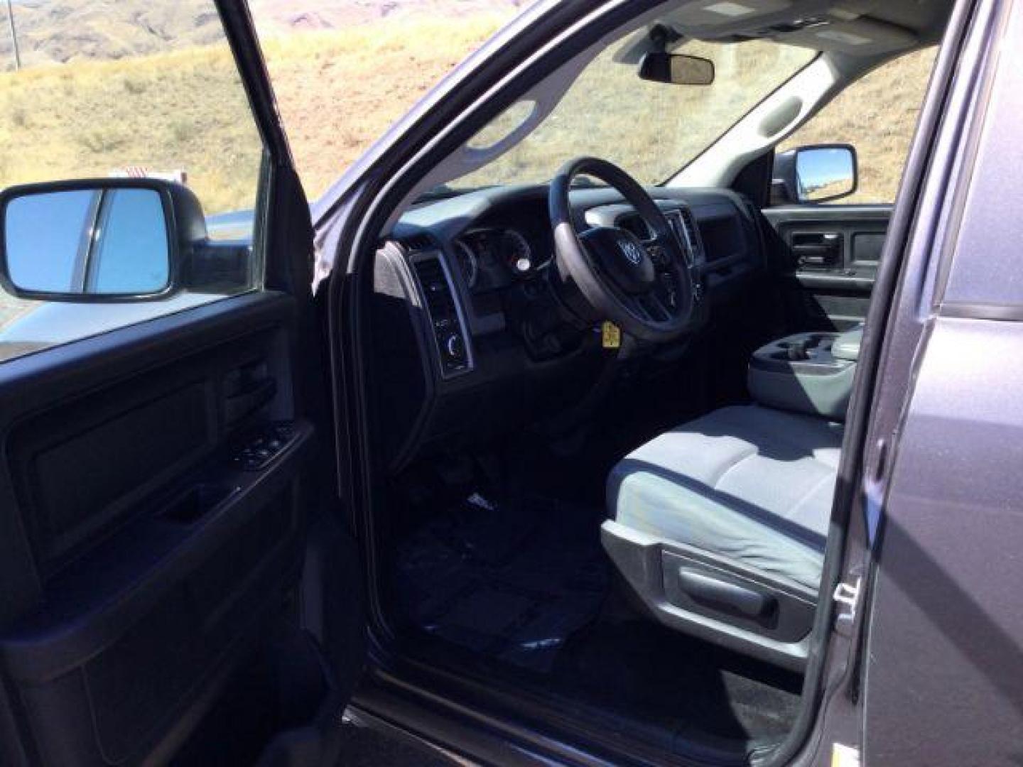 2017 Granite Crystal Metallic Clear Coat /Black/Diesel Gray, cloth RAM 1500 Tradesman Crew Cab LWB 4WD (1C6RR7ST9HS) with an 5.7L V8 OHV 16V engine, 8-Speed Automatic transmission, located at 1801 Main Street, Lewiston, 83501, (208) 743-9371, 46.417065, -117.004799 - Photo#3
