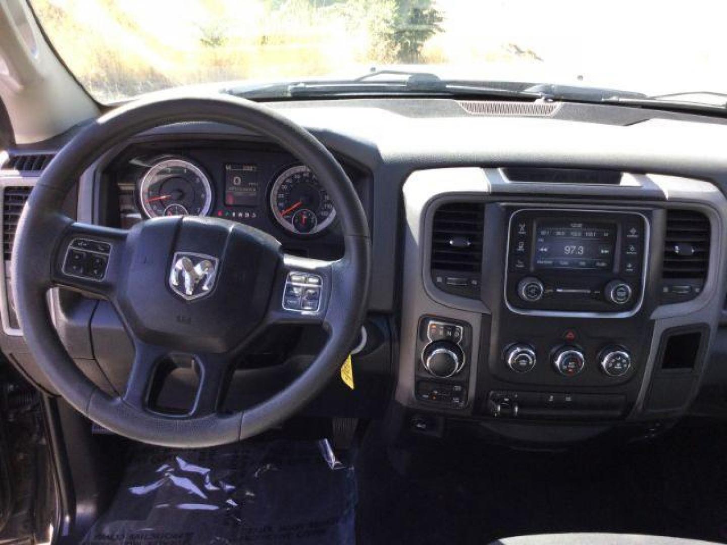 2017 Granite Crystal Metallic Clear Coat /Black/Diesel Gray, cloth RAM 1500 Tradesman Crew Cab LWB 4WD (1C6RR7ST9HS) with an 5.7L V8 OHV 16V engine, 8-Speed Automatic transmission, located at 1801 Main Street, Lewiston, 83501, (208) 743-9371, 46.417065, -117.004799 - Photo#6