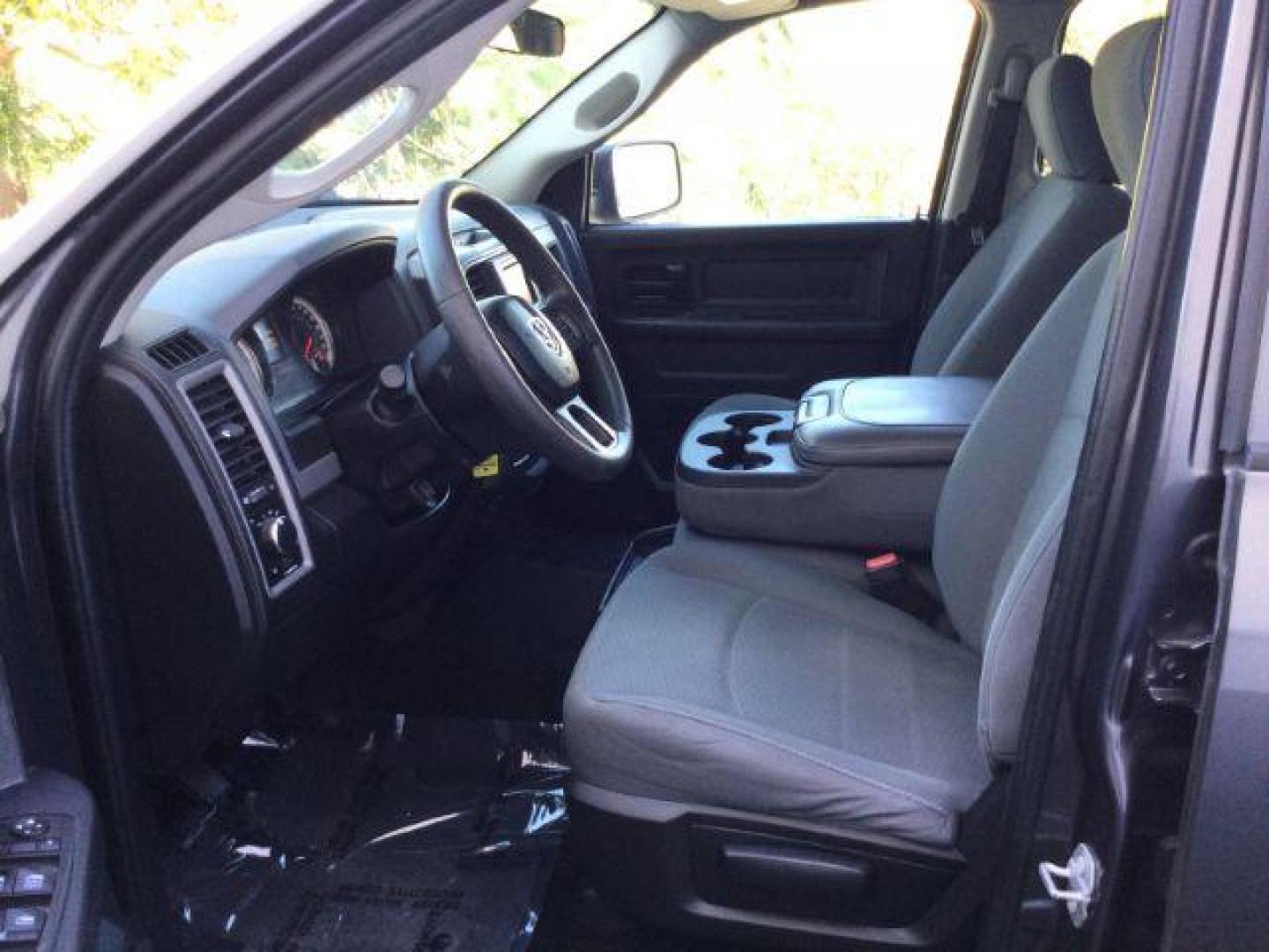 2017 Granite Crystal Metallic Clear Coat /Black/Diesel Gray, cloth RAM 1500 Tradesman Crew Cab LWB 4WD (1C6RR7ST9HS) with an 5.7L V8 OHV 16V engine, 8-Speed Automatic transmission, located at 1801 Main Street, Lewiston, 83501, (208) 743-9371, 46.417065, -117.004799 - Photo#22