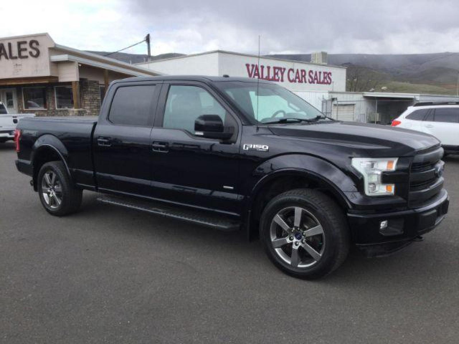 2016 Shadow Black /Black, leather Ford F-150 Lariat SuperCrew 6.5-ft. Bed 4WD (1FTFW1EGXGF) with an 3.5 V6 engine, 6-Speed Automatic transmission, located at 1801 Main Street, Lewiston, 83501, (208) 743-9371, 46.417065, -117.004799 - Photo #19