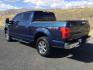2018 Blue Jeans Metallic /Black, leather Ford F-150 Lariat SuperCrew 5.5-ft. Bed 4WD (1FTEW1E50JF) with an 5.0L V8 OHV 32V engine, 10-speed automatic transmission, located at 1801 Main Street, Lewiston, 83501, (208) 743-9371, 46.417065, -117.004799- Photo#2