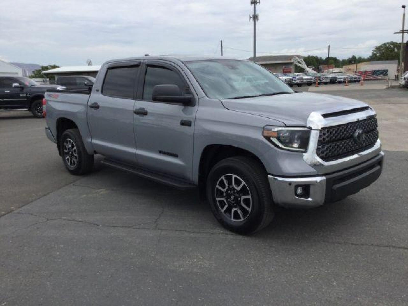 2020 Cement /Black, leather Toyota Tundra SR5 5.7L V8 CrewMax 4WD (5TFDY5F17LX) with an 5.7L V8 DOHC 32V engine, 6-Speed Automatic transmission, located at 1801 Main Street, Lewiston, 83501, (208) 743-9371, 46.417065, -117.004799 - Photo #10