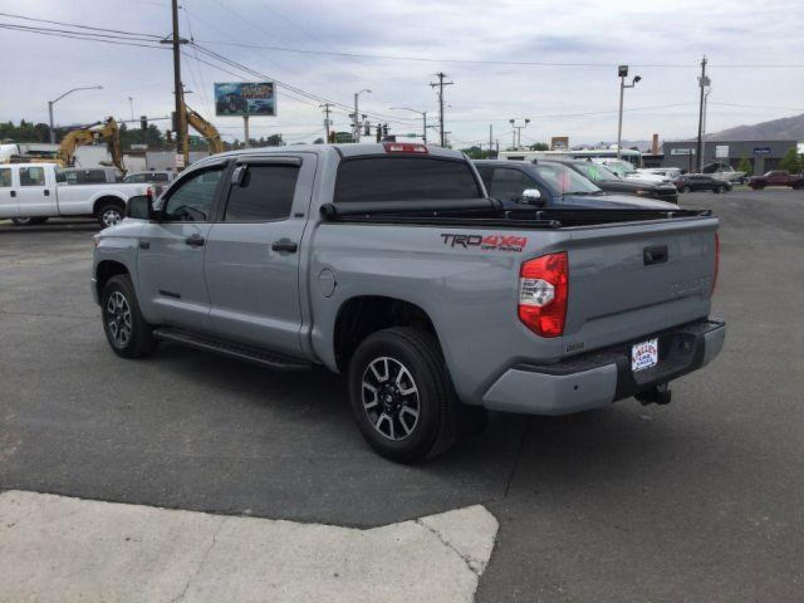 2020 Cement /Black, leather Toyota Tundra SR5 5.7L V8 CrewMax 4WD (5TFDY5F17LX) with an 5.7L V8 DOHC 32V engine, 6-Speed Automatic transmission, located at 1801 Main Street, Lewiston, 83501, (208) 743-9371, 46.417065, -117.004799 - Photo #2