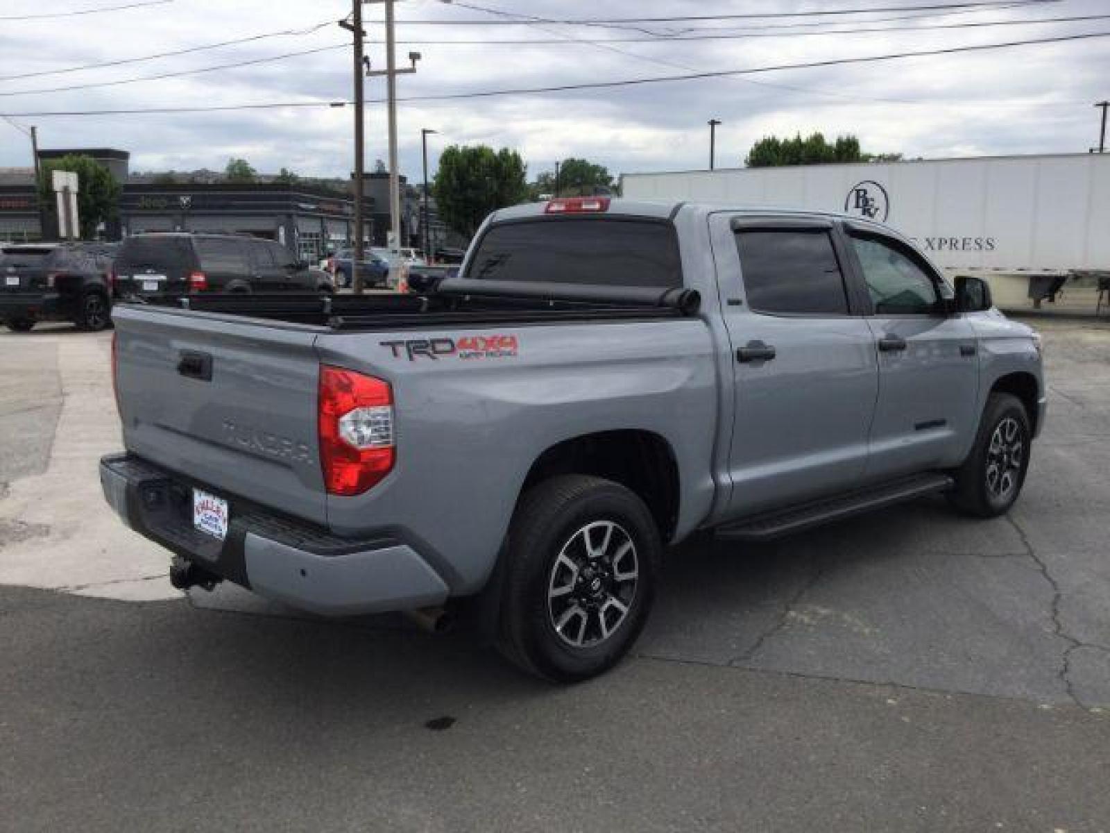 2020 Cement /Black, leather Toyota Tundra SR5 5.7L V8 CrewMax 4WD (5TFDY5F17LX) with an 5.7L V8 DOHC 32V engine, 6-Speed Automatic transmission, located at 1801 Main Street, Lewiston, 83501, (208) 743-9371, 46.417065, -117.004799 - Photo #8