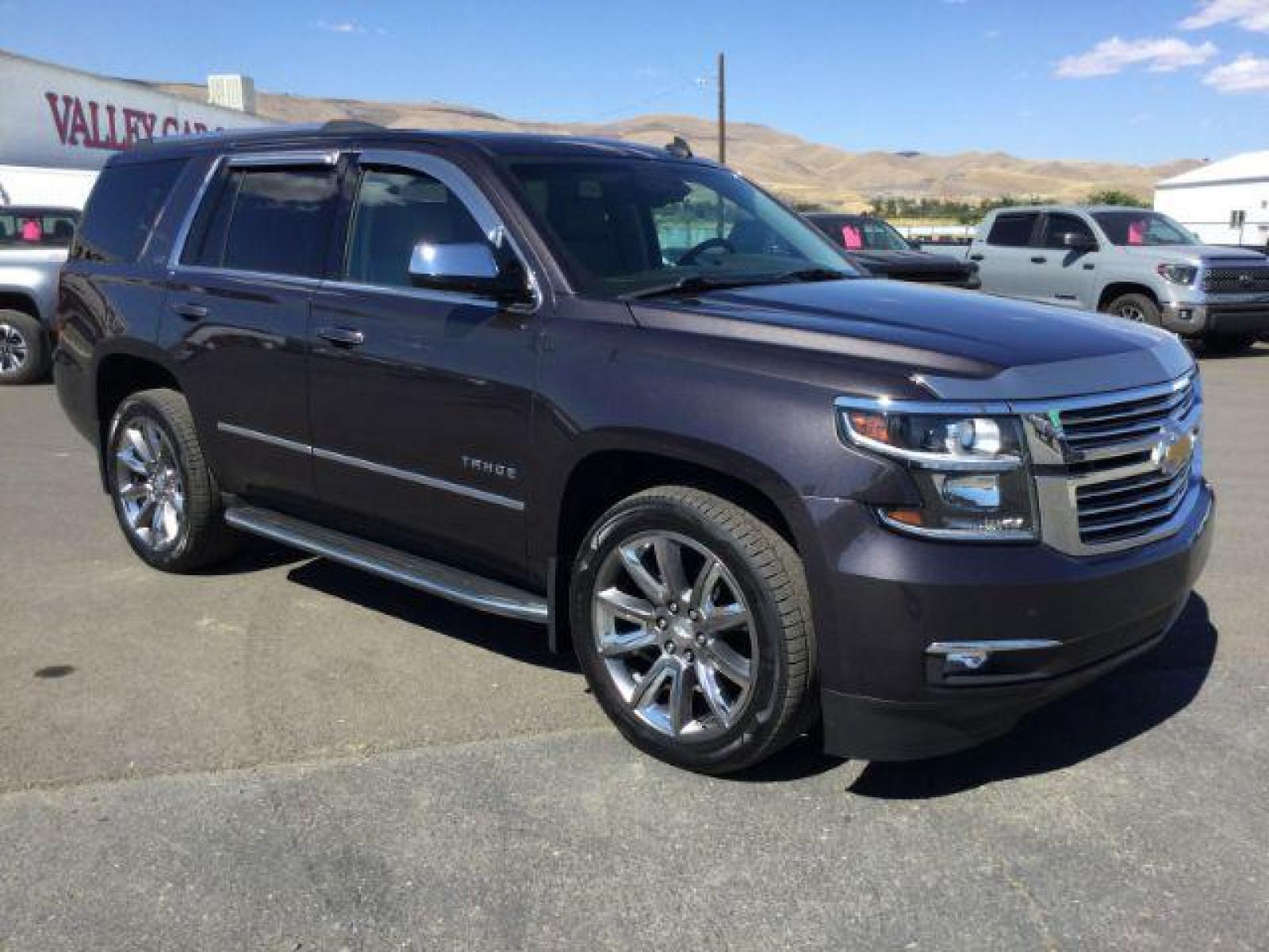 2015 GRAY /Medium Brown Leather Chevrolet Tahoe LTZ 4WD (1GNSKCKC8FR) with an 5.3L V8 OHV 16V engine, 6-Speed Automatic transmission, located at 1801 Main Street, Lewiston, 83501, (208) 743-9371, 46.417065, -117.004799 - Photo #13