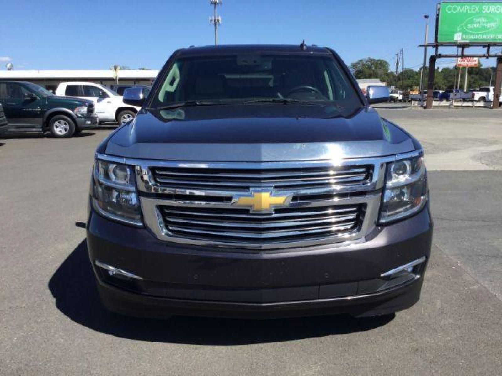 2015 GRAY /Medium Brown Leather Chevrolet Tahoe LTZ 4WD (1GNSKCKC8FR) with an 5.3L V8 OHV 16V engine, 6-Speed Automatic transmission, located at 1801 Main Street, Lewiston, 83501, (208) 743-9371, 46.417065, -117.004799 - Photo #17