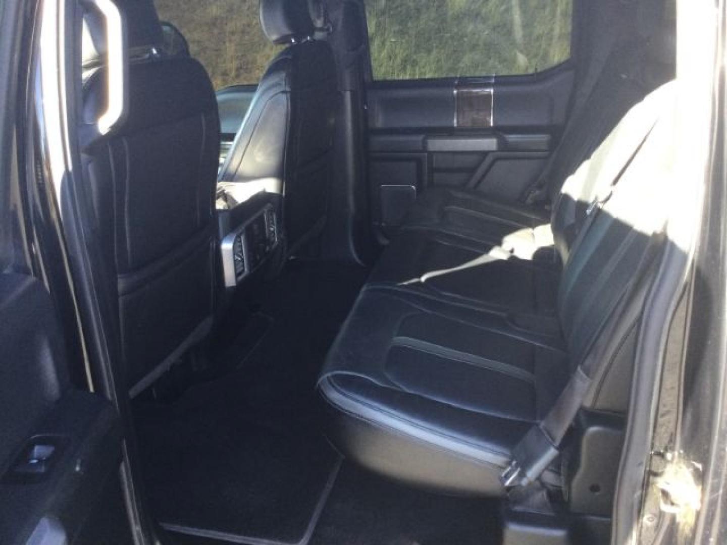 2017 Shadow Black /Black, premium leather Ford F-150 Platinum SuperCrew 6.5-ft. Bed 4WD (1FTFW1EG7HF) with an 3.5 V6 engine, 6-Speed Automatic transmission, located at 1801 Main Street, Lewiston, 83501, (208) 743-9371, 46.417065, -117.004799- Photo#7