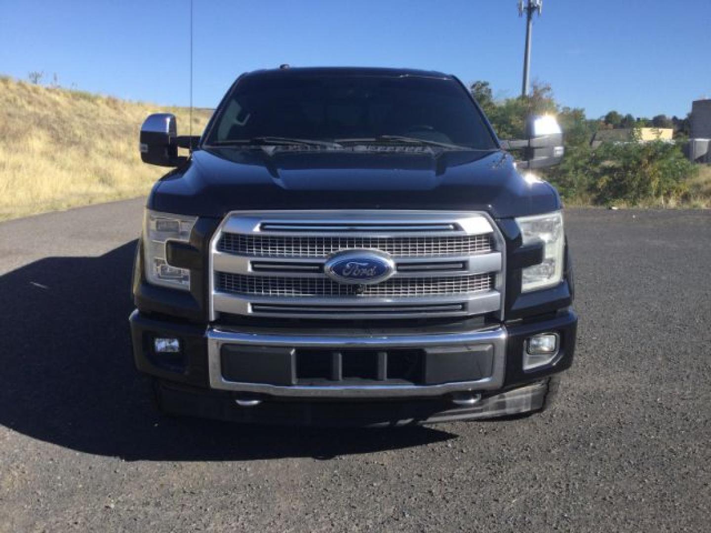 2017 Shadow Black /Black, premium leather Ford F-150 Platinum SuperCrew 6.5-ft. Bed 4WD (1FTFW1EG7HF) with an 3.5 V6 engine, 6-Speed Automatic transmission, located at 1801 Main Street, Lewiston, 83501, (208) 743-9371, 46.417065, -117.004799- Photo#11