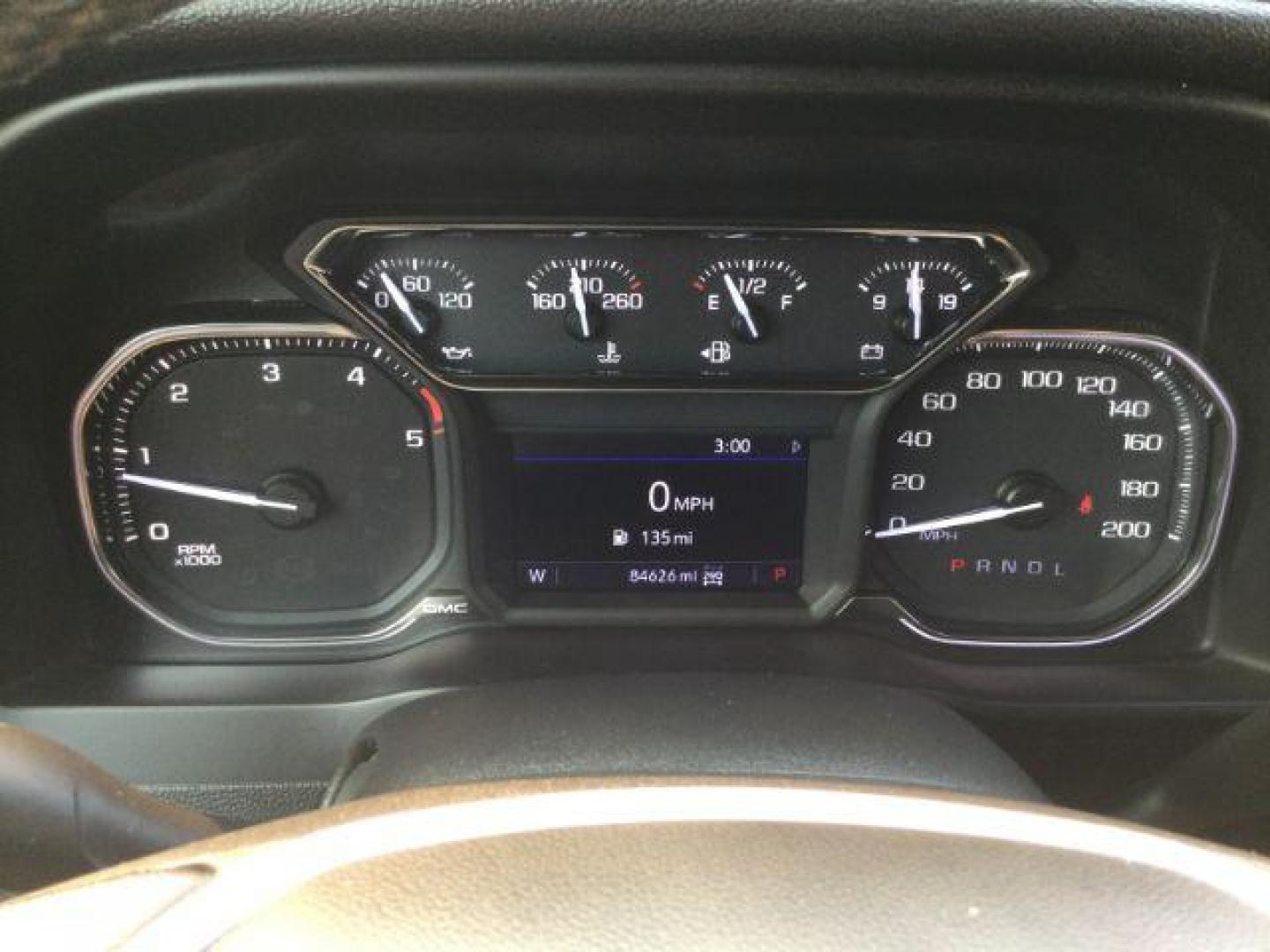2020 Dark Sky Metallic /Jet Black, leather GMC Sierra 2500HD SLT Crew Cab 4WD (1GT49NEY1LF) with an 6.6L V8 OHV 16 DIESEL engine, 10-speed automatic transmission, located at 1801 Main Street, Lewiston, 83501, (208) 743-9371, 46.417065, -117.004799 - Photo#18