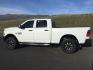 2018 Bright White Clear Coat /Black/Diesel Gray, cloth RAM 2500 Tradesman Crew Cab SWB 4WD (3C6UR5CL4JG) with an 6.7L L6 OHV 24V TURBO DIESEL engine, 6-Speed Automatic transmission, located at 1801 Main Street, Lewiston, 83501, (208) 743-9371, 46.417065, -117.004799 - Photo#1