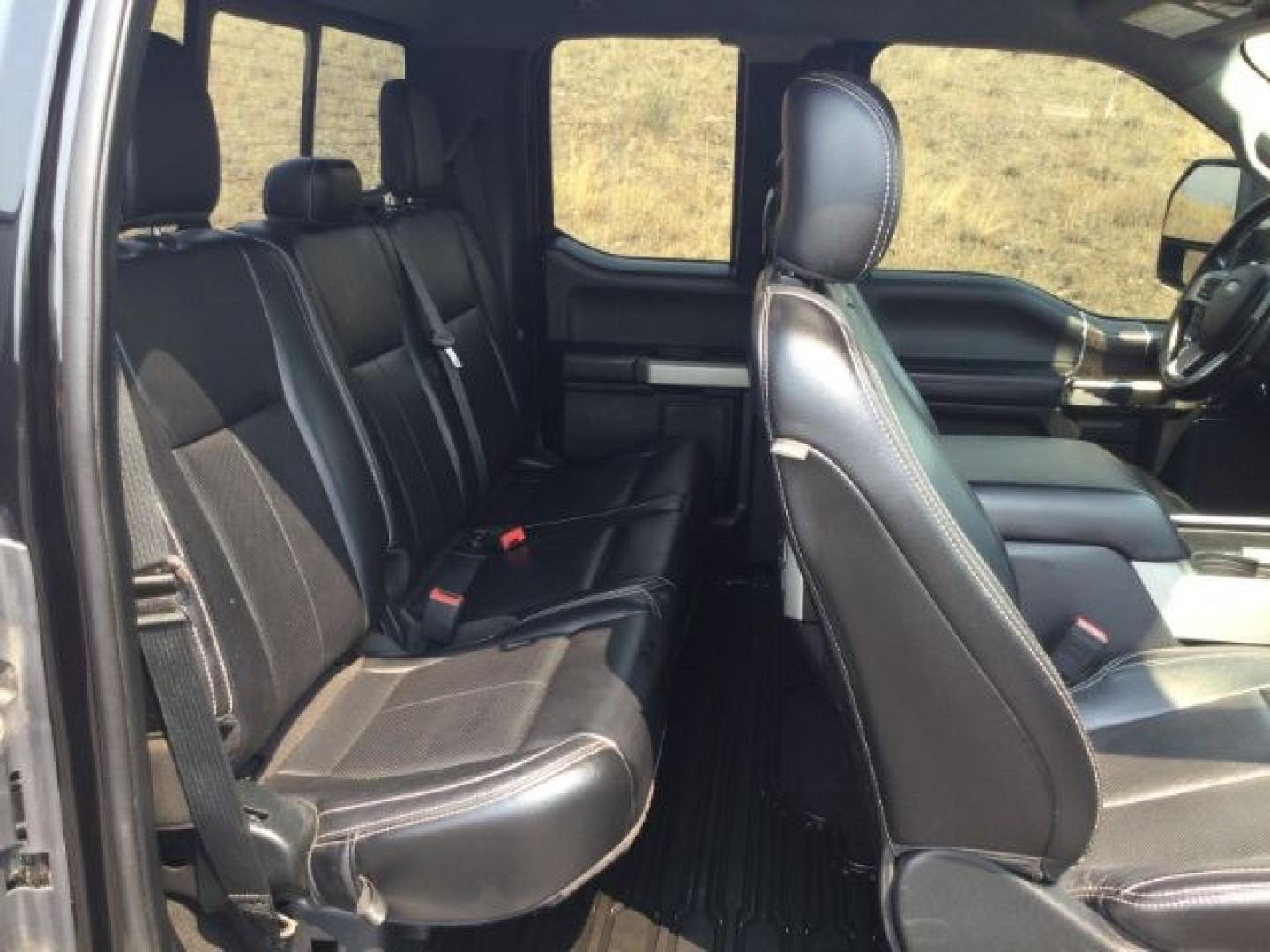 2020 Agate Black/Magnetic Metallic /Black, leather Ford F-350 SD Lariat SuperCab 4WD (1FT8X3BT4LE) with an 6.7L V8 OHV 16V DIESEL engine, 6-Speed Automatic transmission, located at 1801 Main Street, Lewiston, 83501, (208) 743-9371, 46.417065, -117.004799- Photo#21