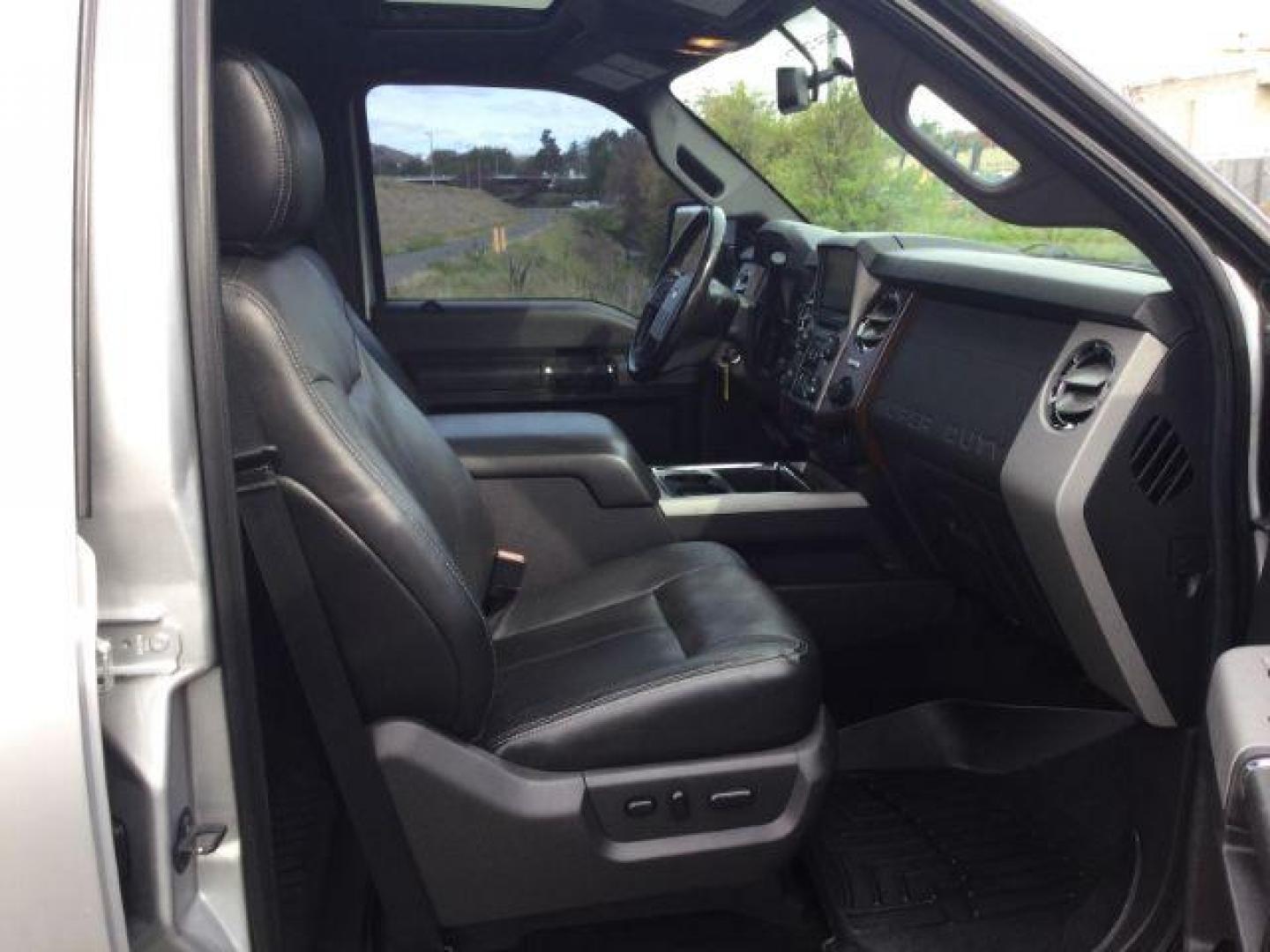 2014 Silver/Gray /Black Ford F 350 Crew Cab 8ft Bed 4x4 LARIAT (1FT8W3BT1EE) with an Powerstroke 6.7L V-8 diesel direct injection engine, Auto transmission, located at 1801 Main Street, Lewiston, 83501, (208) 743-9371, 46.417065, -117.004799 - Photo#13