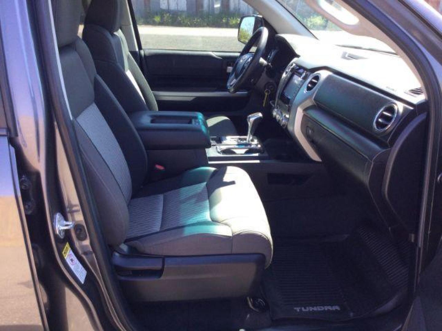 2015 Magnetic Gray Metallic /Graphite Toyota Tundra SR5 Crew Max 4x4 (5TFDY5F10FX) with an I-FORCE 5.7L V-8 DOHC engine, 5-Speed Automatic transmission, located at 1801 Main Street, Lewiston, 83501, (208) 743-9371, 46.417065, -117.004799 - Photo#16
