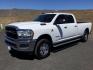 2019 WHITE /Diesel Gray/Black RAM 3500 CREW 4X4 Big Horn Crew Cab 4x4 long box (3C63R3HL1KG) with an 6.7L I6 T-Diesel engine, 6-SPEED AUTOMATIC transmission, located at 1801 Main Street, Lewiston, 83501, (208) 743-9371, 46.417065, -117.004799 - Photo#0