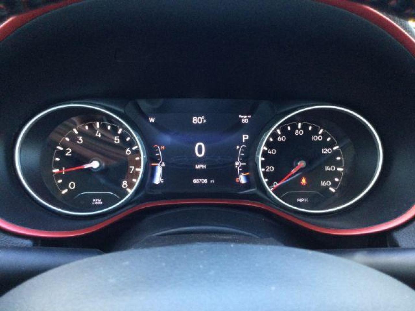 2020 Billet Silver Metallic Clearcoat /Ruby Red/Black Jeep Compass Trailhawk 4X4 (3C4NJDDB2LT) with an 2.4L I-4 variable valve control engine, 9 Speed Automatic transmission, located at 1801 Main Street, Lewiston, 83501, (208) 743-9371, 46.417065, -117.004799 - Photo#20