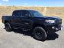 2017 Black /Cement Gray Toyota Tacoma SR5 V6 Crew Cab 4x4 (3TMCZ5AN4HM) with an 3.5L V-6 port/direct injection engine, 6-Speed Automatic transmission, located at 1801 Main Street, Lewiston, 83501, (208) 743-9371, 46.417065, -117.004799 - Photo#0