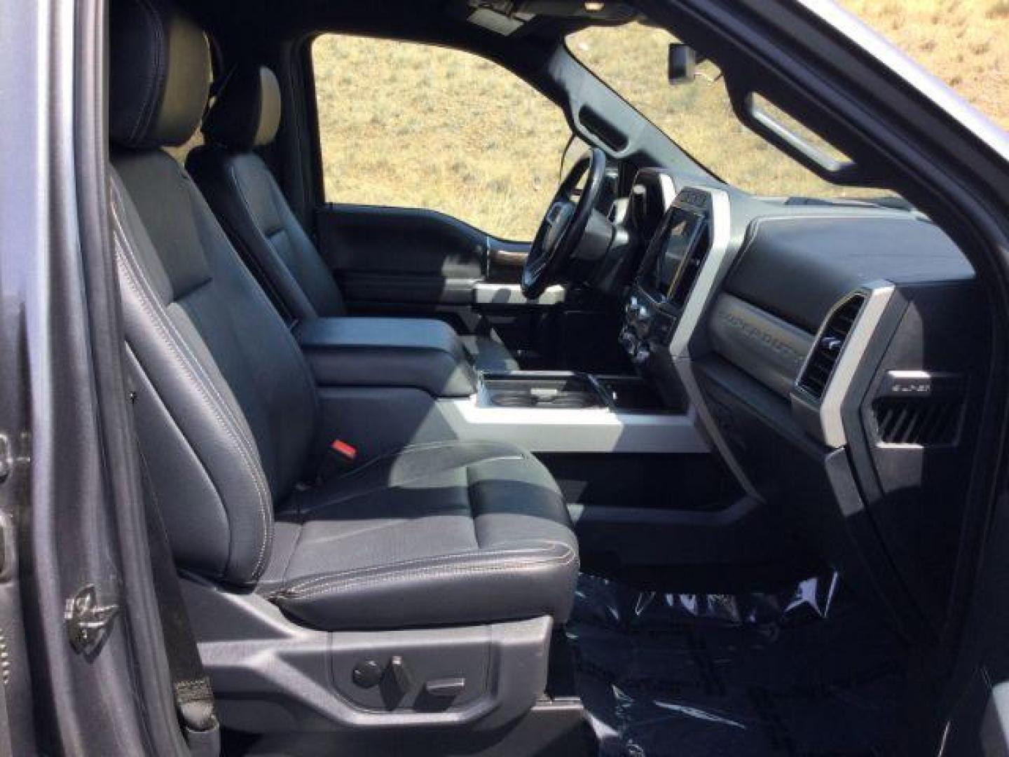 2022 Carbonized Gray Metallic /Black Onyx Ford F-350 Lariat (1FT8W3BN6NE) with an 7.3L V-8 variable valve control engine, Automatic, 10-Spd w/SelectShift and TorqShift transmission, located at 1801 Main Street, Lewiston, 83501, (208) 743-9371, 46.417065, -117.004799 - Photo#23