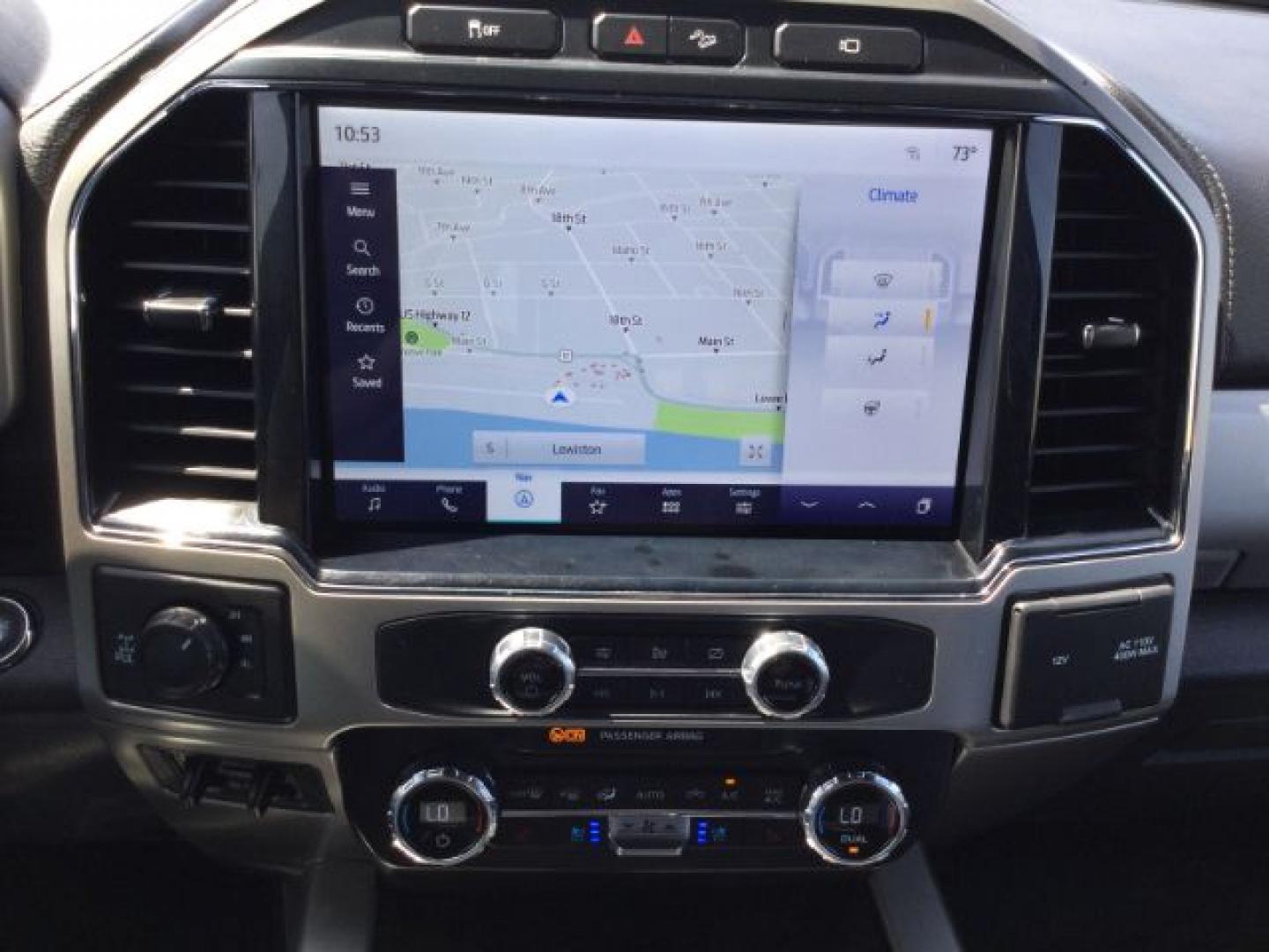 2022 Carbonized Gray Metallic /Black Onyx Ford F-350 Crew Cab 4x4 Lariat (1FT8W3BN6NE) with an 7.3L V-8 variable valve control engine, Automatic, 10-Spd w/SelectShift and TorqShift transmission, located at 1801 Main Street, Lewiston, 83501, (208) 743-9371, 46.417065, -117.004799- Photo#7