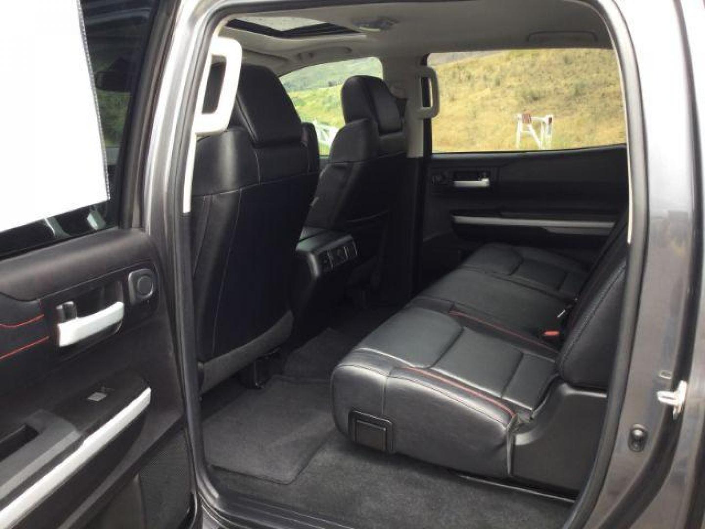2020 Magnetic Grey Metallic /BLACK LEATHER w/Red stitching Toyota Tundra Crew Cab TRD Pro 4WD 5.7L V8 (5TFDY5F11LX) with an I-FORCE 5.7L V-8 DOHC engine, 6-Speed Automatic transmission, located at 1801 Main Street, Lewiston, 83501, (208) 743-9371, 46.417065, -117.004799 - Photo#6