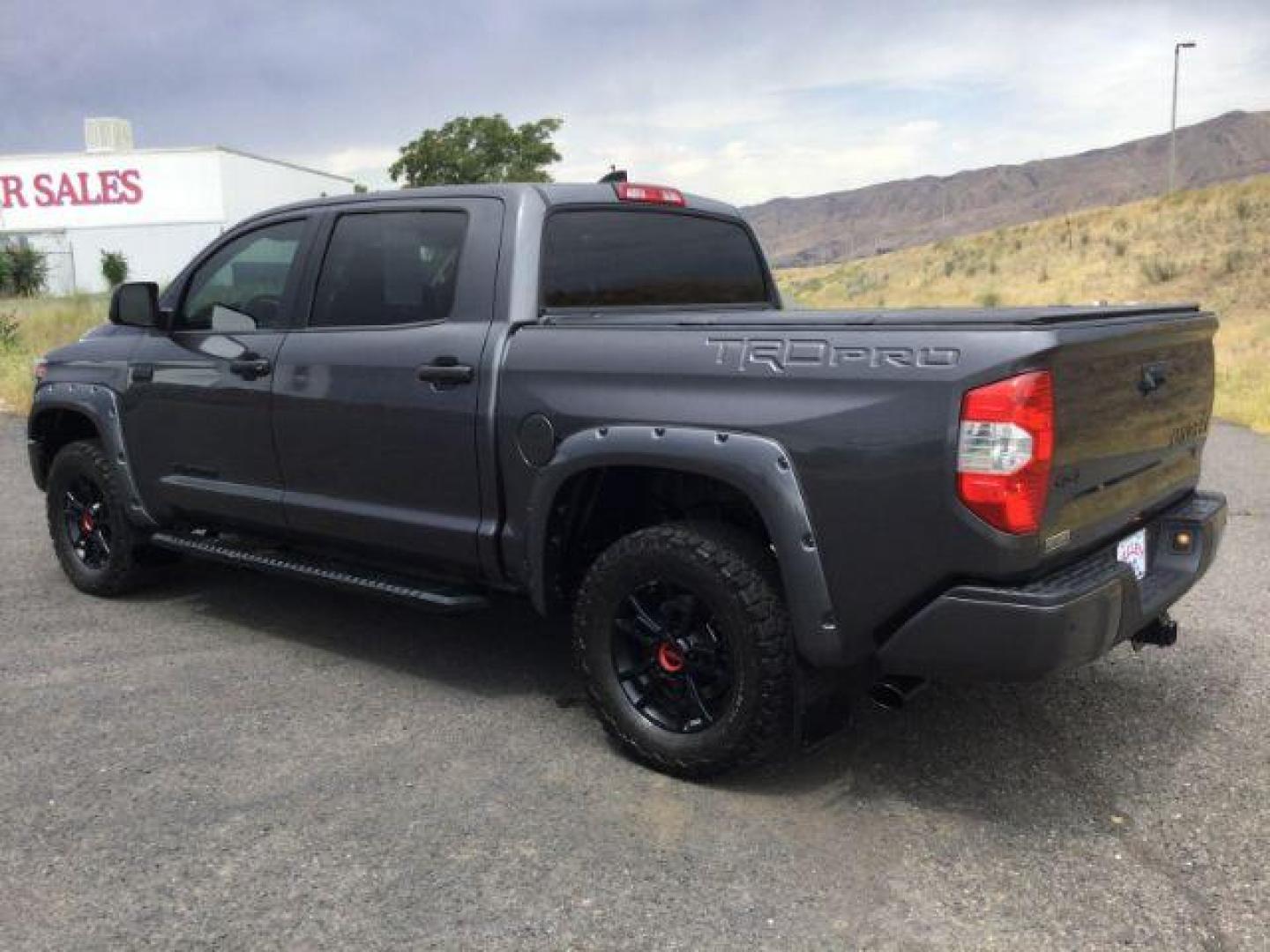 2020 Magnetic Grey Metallic /BLACK LEATHER w/Red stitching Toyota Tundra Crew Cab TRD Pro 4WD 5.7L V8 (5TFDY5F11LX) with an I-FORCE 5.7L V-8 DOHC engine, 6-Speed Automatic transmission, located at 1801 Main Street, Lewiston, 83501, (208) 743-9371, 46.417065, -117.004799 - Photo#8