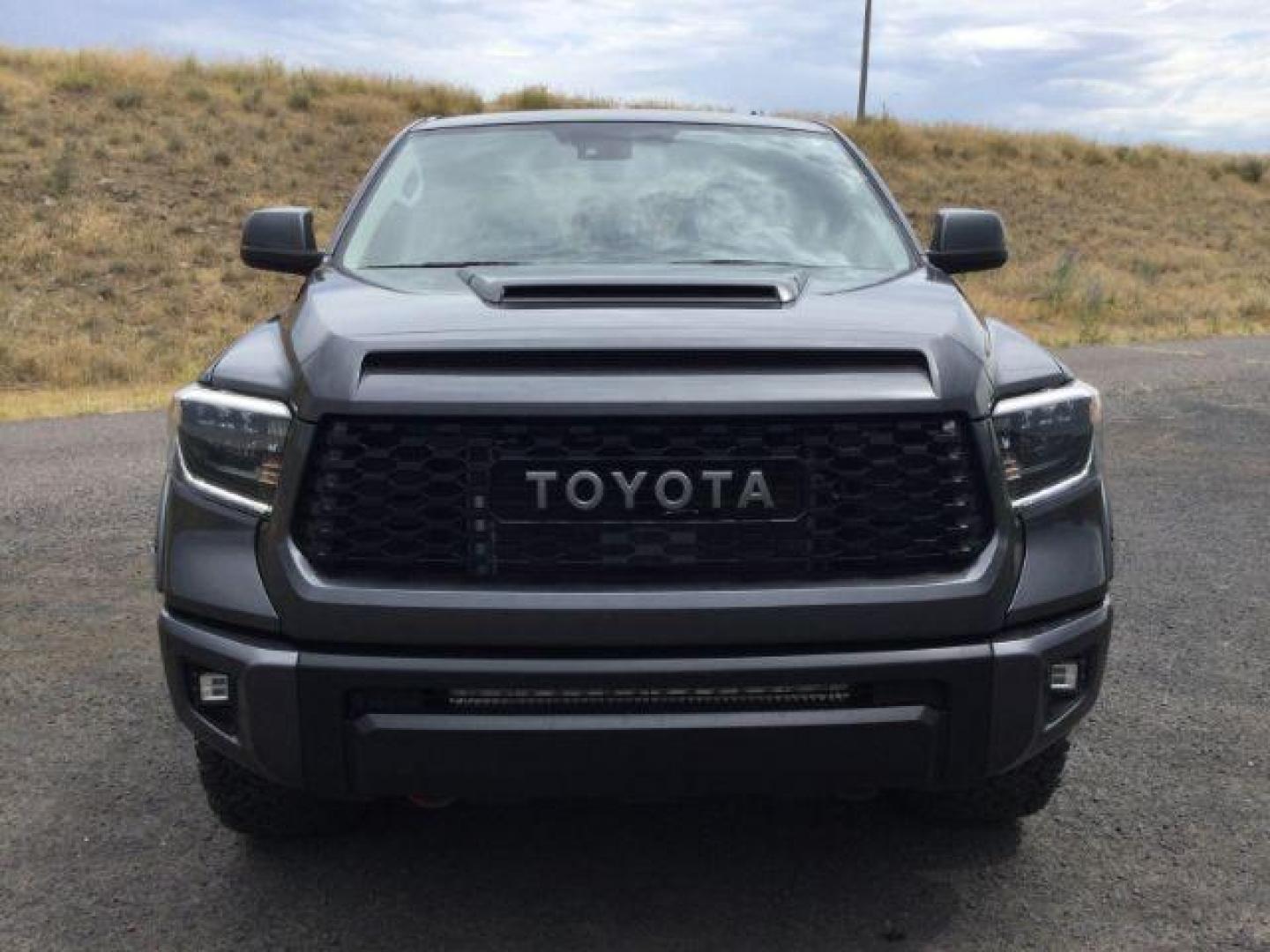 2020 Magnetic Grey Metallic /BLACK LEATHER w/Red stitching Toyota Tundra Crew Cab TRD Pro 4WD 5.7L V8 (5TFDY5F11LX) with an I-FORCE 5.7L V-8 DOHC engine, 6-Speed Automatic transmission, located at 1801 Main Street, Lewiston, 83501, (208) 743-9371, 46.417065, -117.004799 - Photo#13