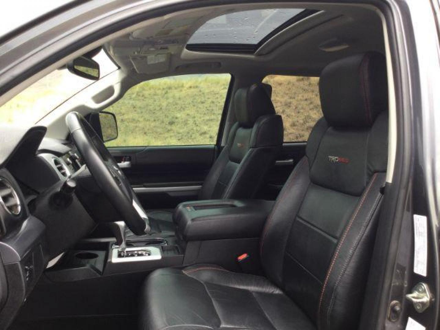 2020 Magnetic Grey Metallic /BLACK LEATHER w/Red stitching Toyota Tundra Crew Cab TRD Pro 4WD 5.7L V8 (5TFDY5F11LX) with an I-FORCE 5.7L V-8 DOHC engine, 6-Speed Automatic transmission, located at 1801 Main Street, Lewiston, 83501, (208) 743-9371, 46.417065, -117.004799 - Photo#17
