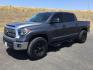 2018 Magnetic Gray Metallic /Graphite Toyota Tundra SR5 5.7L V8 (5TFDY5F12JX) with an I-FORCE 5.7L V-8 DOHC engine, 6-Speed Automatic transmission, located at 1801 Main Street, Lewiston, 83501, (208) 743-9371, 46.417065, -117.004799 - Photo#1