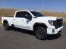 2023 Summit White /Jet Black w/Kalahari Accents GMC Sierra 3500HD 4WD Crew Cab Long Bed AT4 (1GT49VEY1PF) with an Duramax 6.6L V-8 diesel direct injection engine, 10-speed automatic transmission, located at 1801 Main Street, Lewiston, 83501, (208) 743-9371, 46.417065, -117.004799 - Photo#0