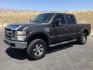 2008 Dark Shadow Gray Clearcoat Metallic Ford F-250 Lariat SuperCrew 6.5ft bed 4WD (1FTSW21R08E) with an 6.4L V8, Turbo Diesel engine, 6-SPEED AUTOMATIC transmission, located at 1801 Main Street, Lewiston, 83501, (208) 743-9371, 46.417065, -117.004799 - Photo#0