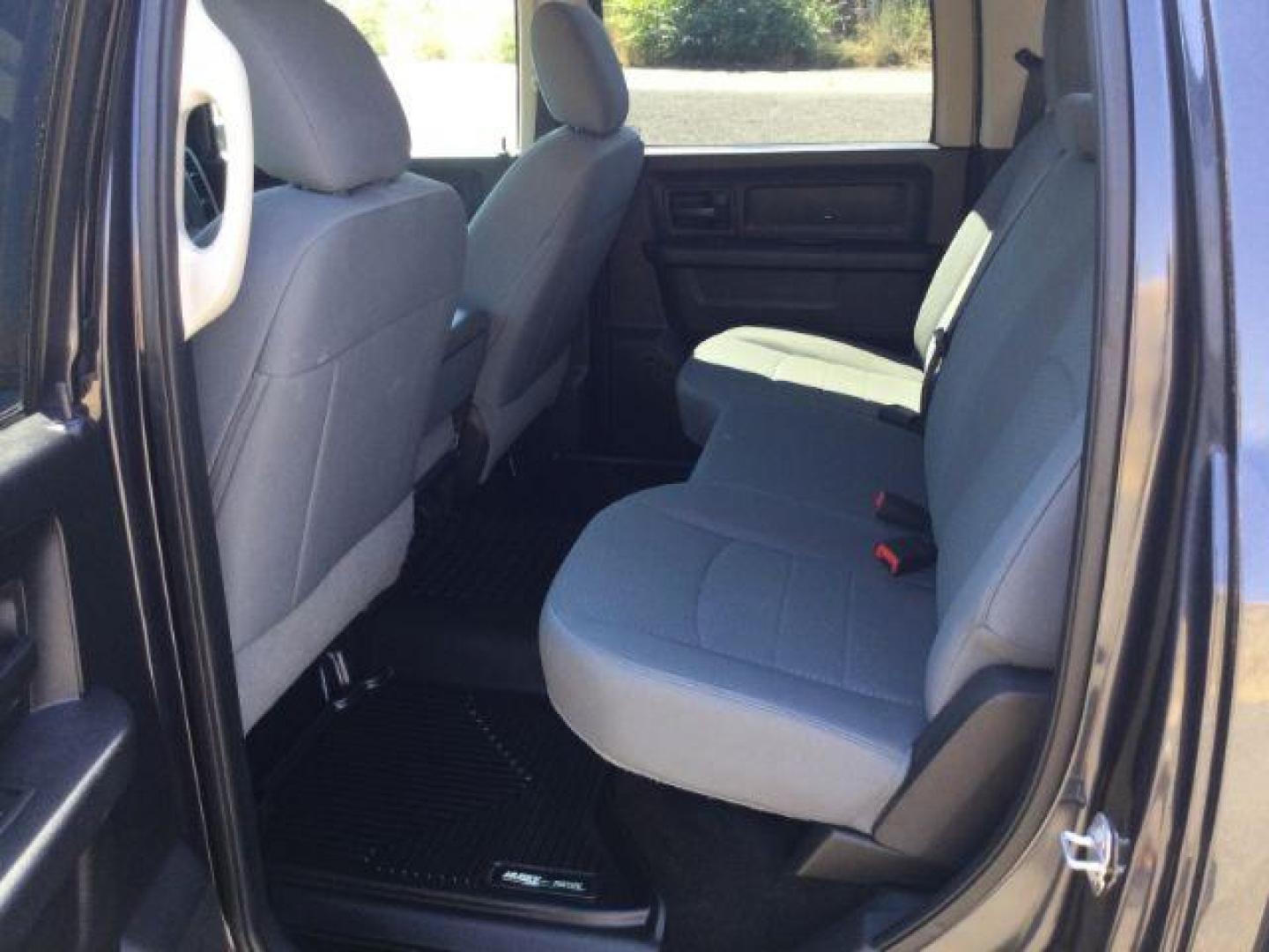 2017 Maximum Steel Metallic Clearcoat /Diesel Gray/Black Ram 1500 Express Crew Cab 4x2 5'7 Box (1C6RR6KG0HS) with an Pentastar 3.6L V-6 DOHC engine, Auto transmission, located at 1801 Main Street, Lewiston, 83501, (208) 743-9371, 46.417065, -117.004799 - Photo#4