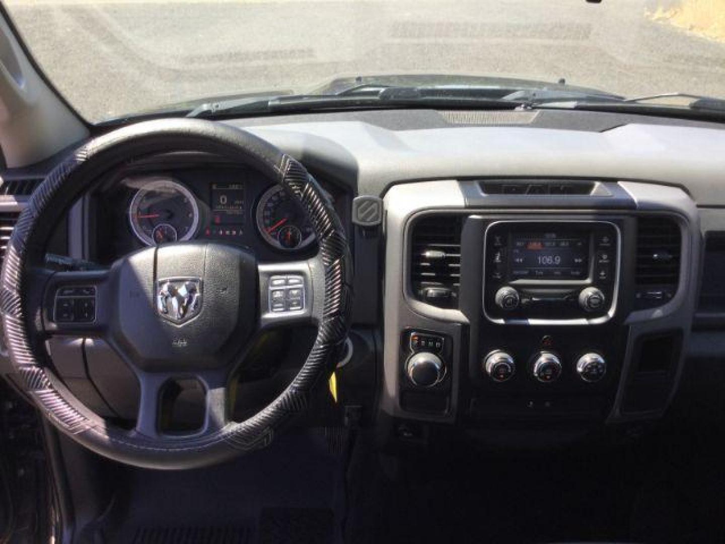 2017 Maximum Steel Metallic Clearcoat /Diesel Gray/Black Ram 1500 Express Crew Cab 4x2 5'7 Box (1C6RR6KG0HS) with an Pentastar 3.6L V-6 DOHC engine, Auto transmission, located at 1801 Main Street, Lewiston, 83501, (208) 743-9371, 46.417065, -117.004799 - Photo#5
