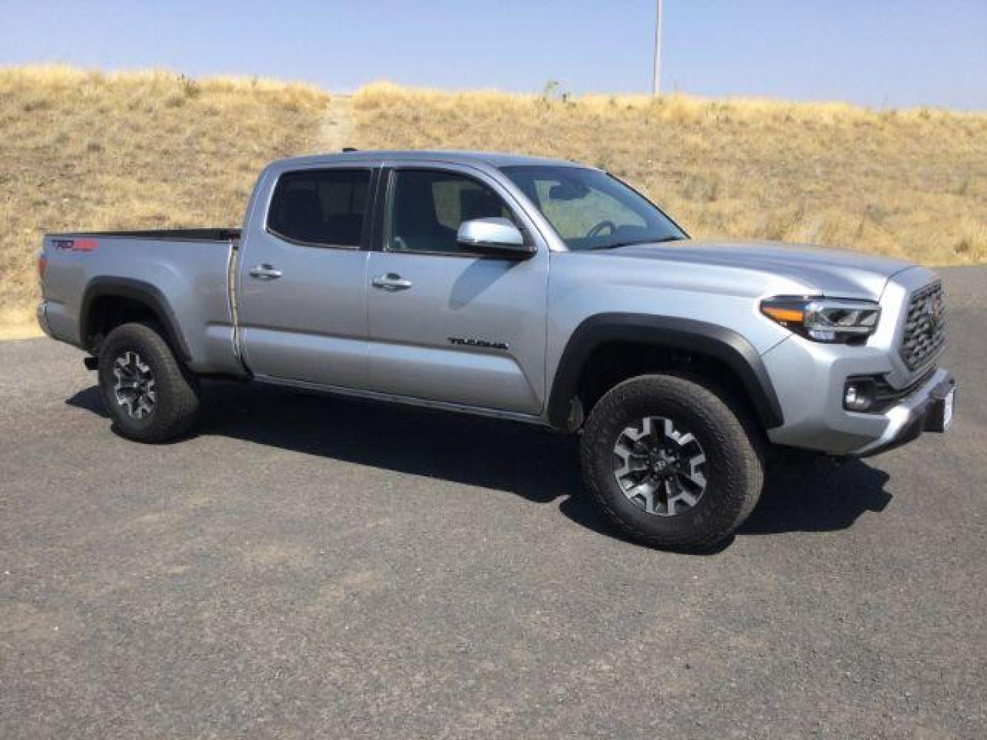 2023 Celestial Silver Metallic /Black/Gun Metal Toyota Tacoma TRD Off Road (3TMDZ5BN2PM) with an 3.5L V-6 port/direct injection engine, 6-SPEED AUTOMATIC transmission, located at 1801 Main Street, Lewiston, 83501, (208) 743-9371, 46.417065, -117.004799 - Photo#1